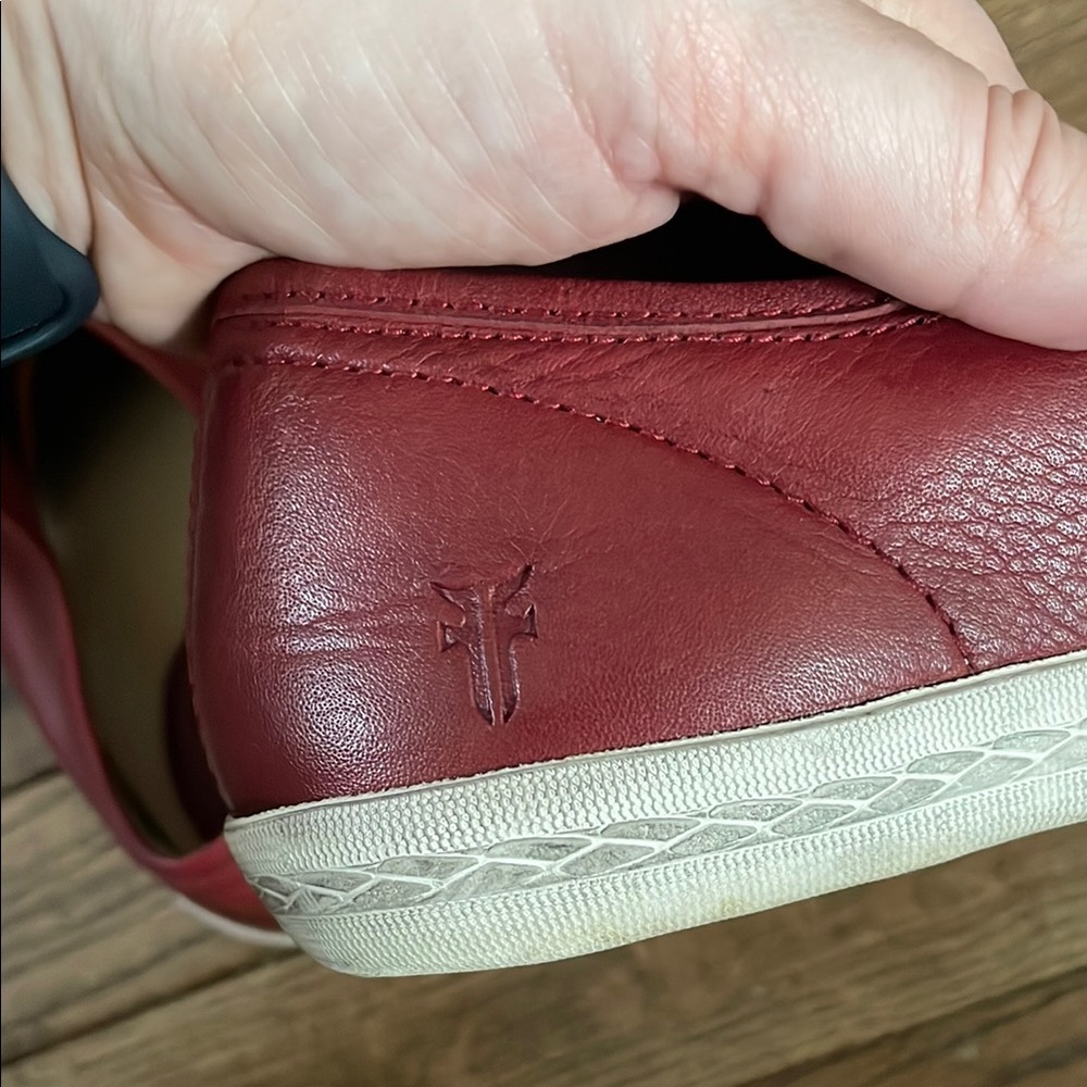 Frye Red Leather Sneakers for women - Picture 6 of 9